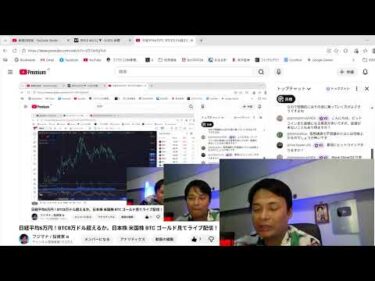 日経平均6万円！BTC8万ドル超えるか。日本株 米国株 BTC ゴールド見てライブ配信！
