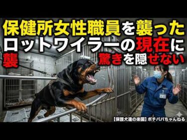 保健所女性職員を襲ったロットワイラーの現在に驚きを隠せない