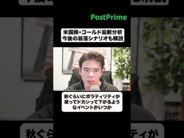 静かな相場でどう動く？米国株・ゴールド最新分析｜今後の暴落シナリオも解説