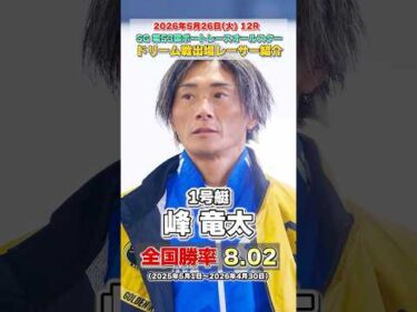 【SG開幕】第53回ボートレースオールスタードリーム戦出場レーサー