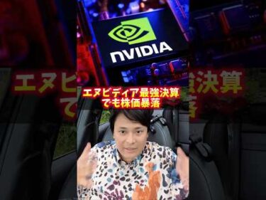 エヌビディア最強決算でも株価暴落！3つのヤバイ理由
