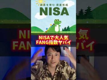 NISAで人気のFANG指数がヤバイ