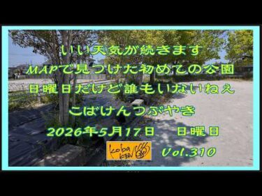 2026年5月17日　日曜日 こばけんつぶやき