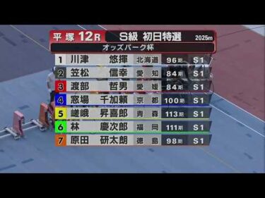 2026.06.019  FⅠ オッズパーク杯 【平塚競輪】本場開催 初日【1R～12R】