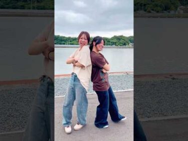 坂野さくら&沼田七華でキミに100パーセントを踊ったよ🎵 #ボートレース三国 #ボートレース #坂野さくら#沼田七華