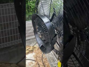 ミスト付き扇風機