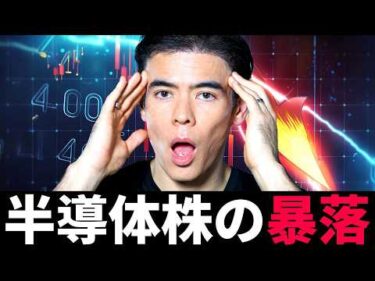 半導体株の暴落