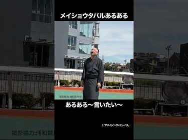 【レイザーラモンRG】 メイショウタバルあるある
