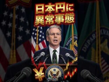 【緊急】日本円暴落にアメリカが動いた！ #ドル円  ＃FX ＃資産運用 #相場見通し #米国株 #short