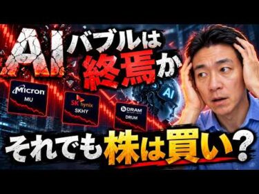 【勘弁して！】AIバブルは本当に崩壊するのか？