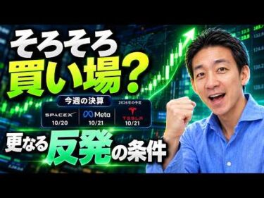 【重要】仮想通貨と米国株の更なる反発の条件とは？